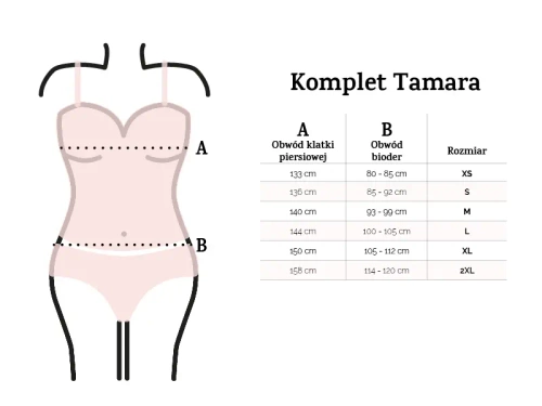 Komplet Dkaren Tamara 3 Baumwolle Bordeaux mit Spitze Shorts - Bordeaux