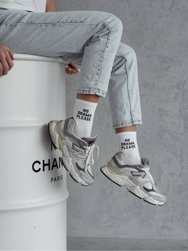 0200-147 No Drama Please Milena Damensocken – weiß