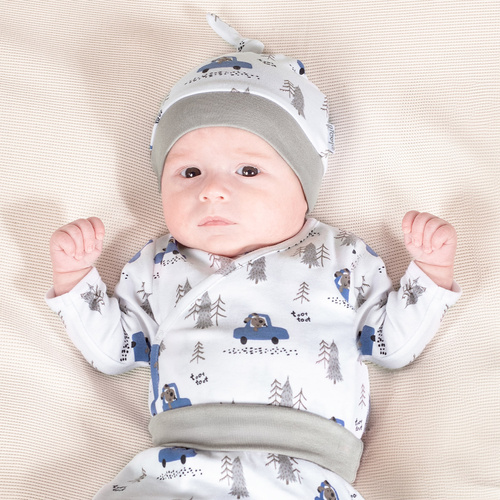 214055 Muki Babymütze mit Knoten Nicol