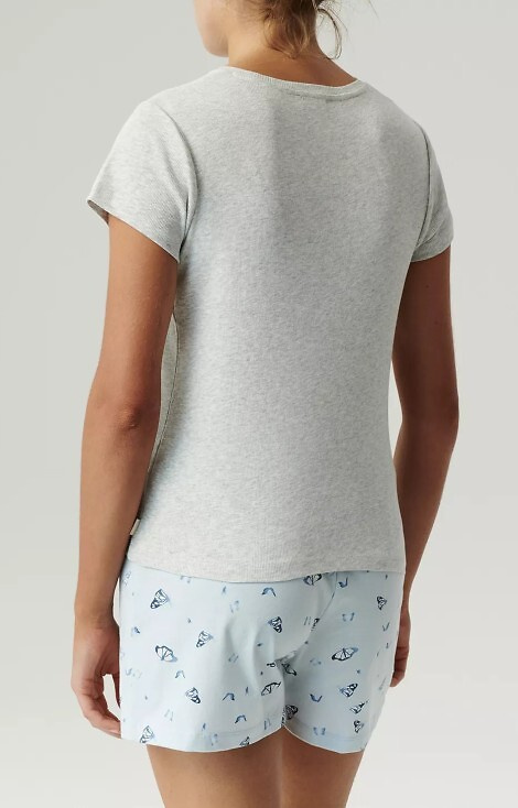 NLP-490/01 ​​​​Atlantic Damenpyjama – blau