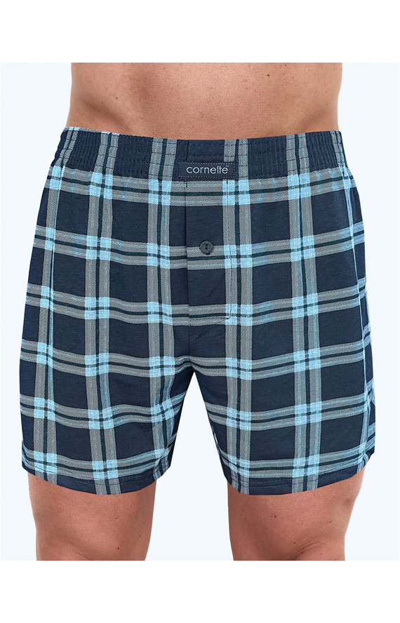Bunte 3er-Pack lockere Herrenboxershorts aus Baumwolle Cornette 945/13
