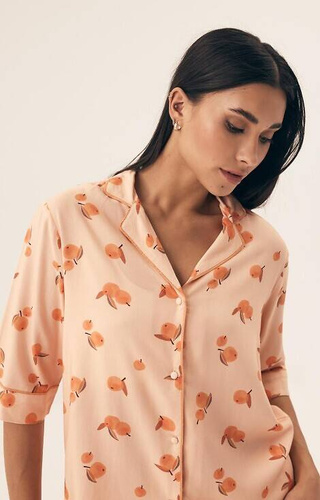 42686 Naranja Damen-Pyjama Henderson – Pfirsich