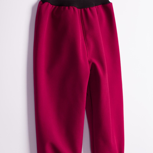 Nicol Hose 229051 Softshell Kinder mit Fleece, hoher Bund, Bündchen - bordeaux