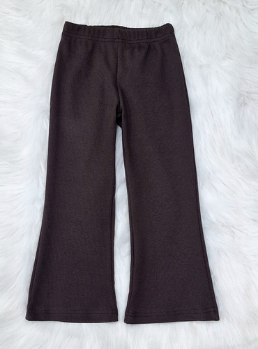 Bambarillo Rippenhose, Schokolade – Rippstrick, Baumwolle mit Elasthan