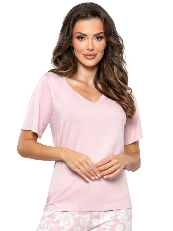 Rosalia 3/4 Donna Damenpyjama - Rosa