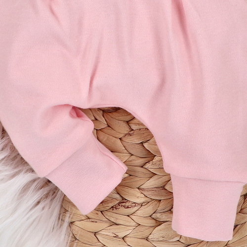 ABN-5425 Bunte Blumen Nini Bio-Baumwollhose, rosa