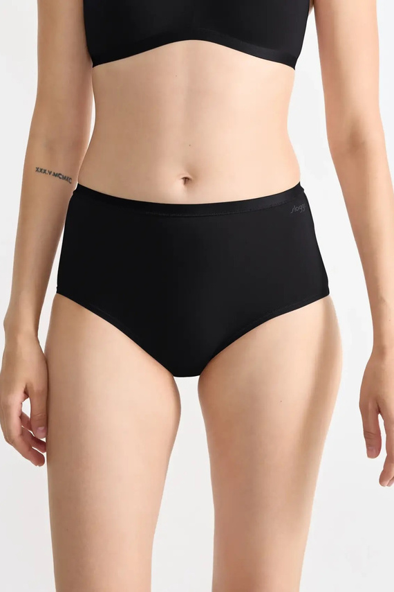 Go Daily Cotton Highwaist Damenhöschen Sloggi - schwarz
