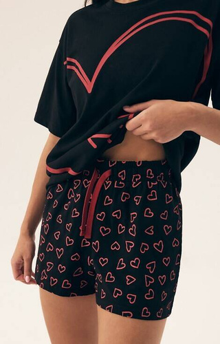 42655 Necesito Henderson Damenpyjama – schwarz