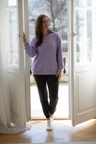 MilkItEasy! Milk&Love Still-Sweatshirt, Flieder