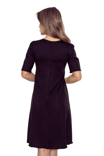 Flor First Lady Eldar Damenhemd - schwarz