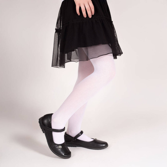 141750 Glatte Strumpfhose 40 den Nicol – weiß