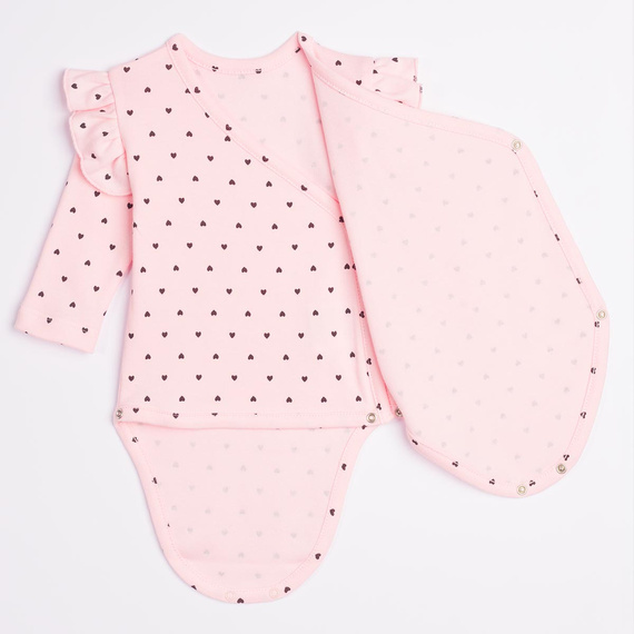Body zum Wickeln Nicol Tosia 225096 100% Baumwolle Rosa Langarm