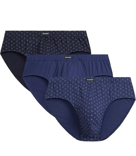 3MP-188 Classic Atlantic Herren-Slip – Marineblau-Blau