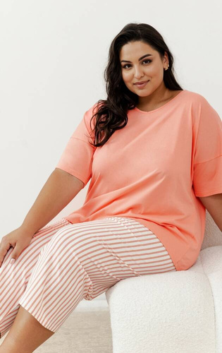 3375, 3376 Eloise Damen-Pyjama Taro – orange