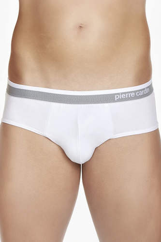 PCU 402 Pierre Cardin weiß – klassischer Herren-Baumwoll-Slip, bequem für jeden Tag