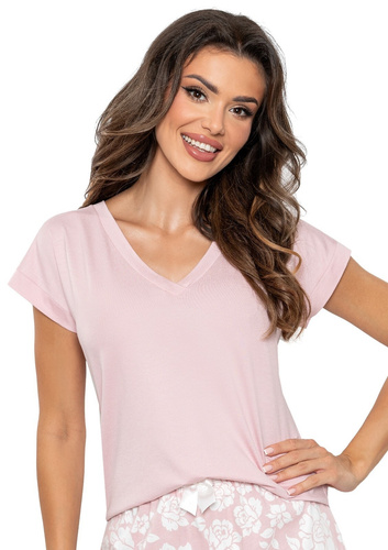 Rosalia Short Donna Damenpyjama – rosa