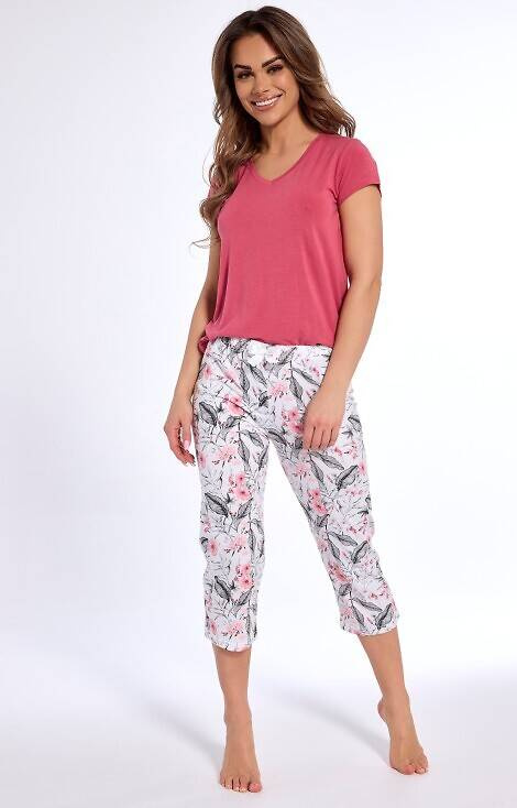 668/313 Isabel Damen-Pyjama Modal Cornette rosa