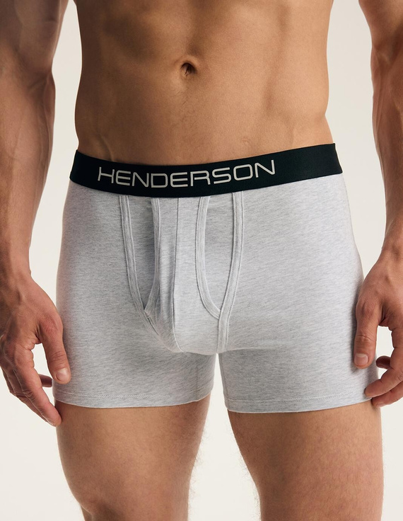 Herrenboxershorts Henderson 45473 Fade 2er-Pack Baumwolle mit breitem Logo-Bund