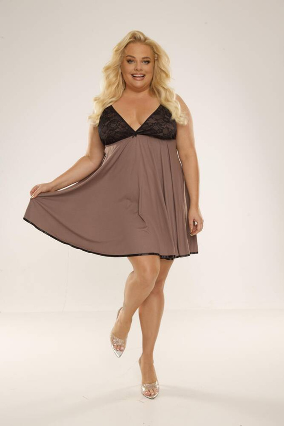 713 Cloche Forex Nachthemd - mocca