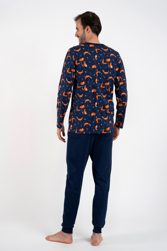 Witalis Herren Schlafanzug langarm, lange Hose Italienische Mode 