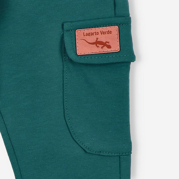 KAR-0042/BUT Cargohose für Jungen Lagarto Verde flaschengrün