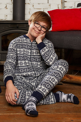 Alaska Kinder Overall Italian Fashion - navy blau