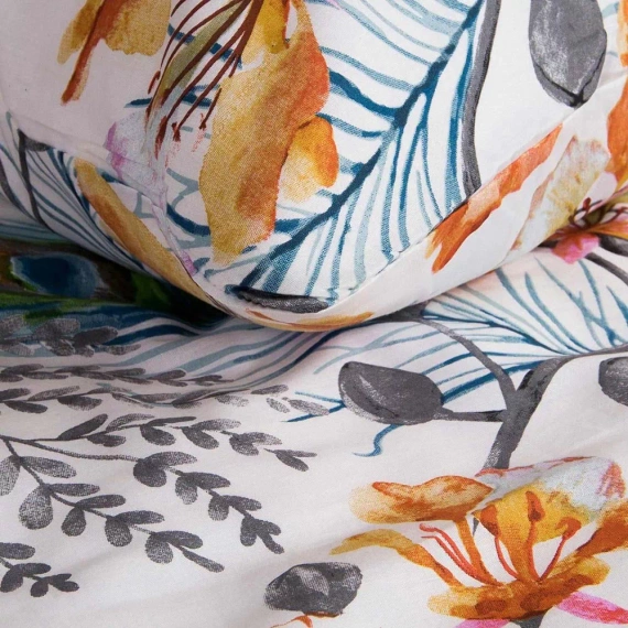 71483/1 Baumwollbettwäsche Blumen Cottonlove Darymex