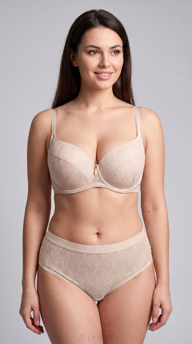 Feminine klassische bequeme Slip Unikat Clea in Beige