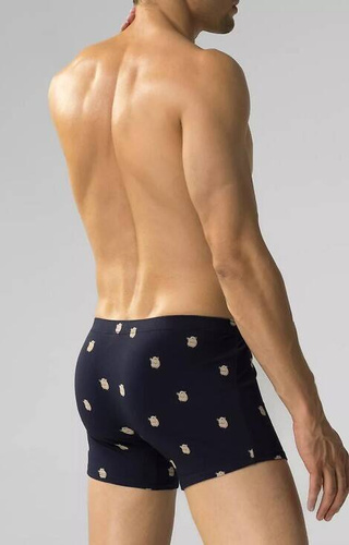 2MHH-001 Atlantic Herren-Boxershorts – Marineblau und Smaragd