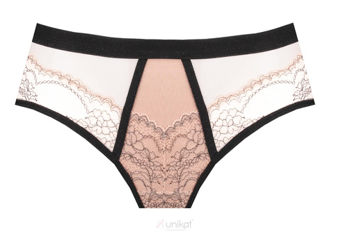 Atina Unikat Boxershorts, Beige – elegante Damenunterwäsche, bequem und feminin