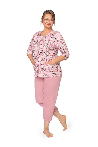 201 Maria II Martel Damenpyjama – Dirty Pink 26