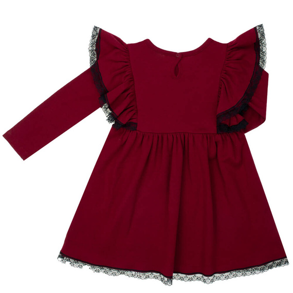 163178 Kleid für Mädchen „Magic of Christmas“ Nicol – Burgund