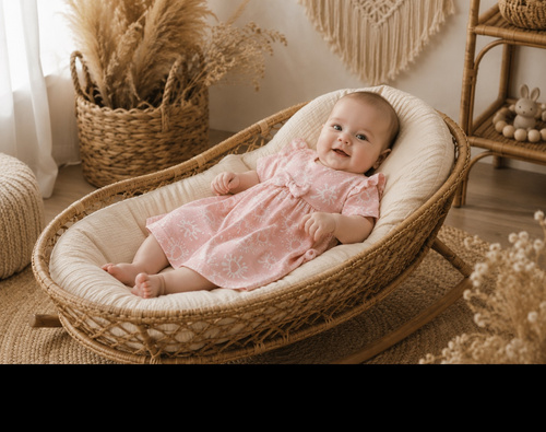 Sukienko-Body SB16200 Mamatti weiß für Babys mit kurzen Ärmeln