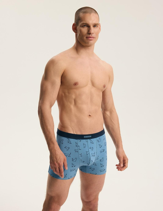 Henderson 45481 Fur Herren Boxershorts 2er-Pack aus Baumwolle mit breitem Logo-Bund