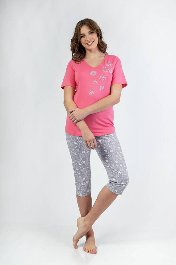 696 Regina Damenpyjama – Rosa