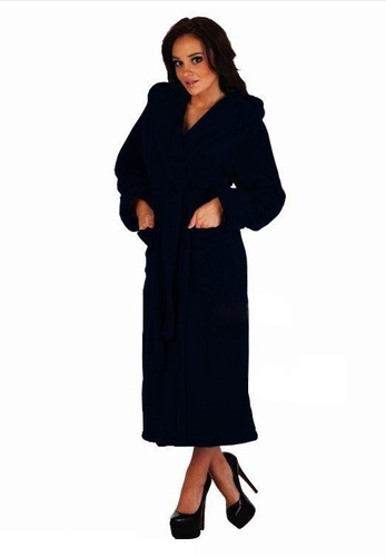 807 Luna II Langer Morgenmantel für Damen Forex - Marineblau