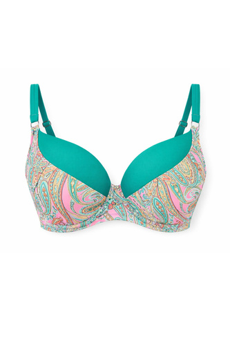 Mediolano Riviera 20005 Bade-BH Full Cup türkis Paisley