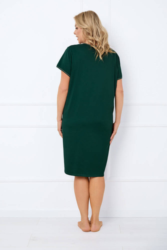 Florisa Damen Kurzarm-Shirt Italian Fashion - dunkelgrün 