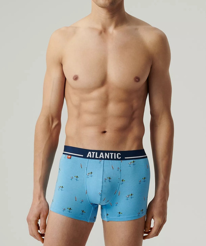 3MH-213 Herren Boxershorts 3er-Pack Atlantikblau