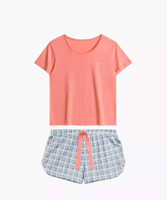 NLP-497 Damen-Pyjama Atlantik-Koralle