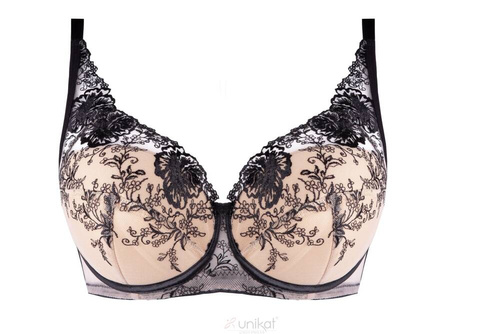 Gepolsterter Vollschalen-BH Saskia Unique schwarz-beige