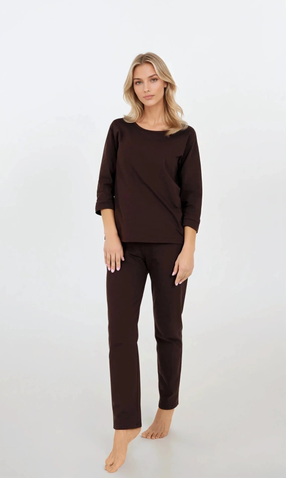 Bonjour Momenti Per Me Espresso-Damenpyjama