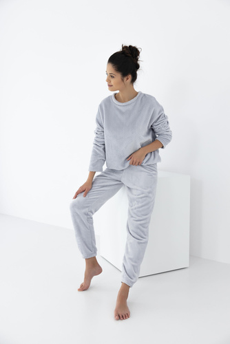 Esme Soft Sensis Damenpyjama - Grau