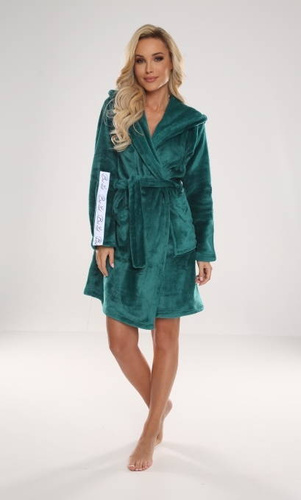 626 Abigail Damen Kurzer Morgenmantel Forex - grün