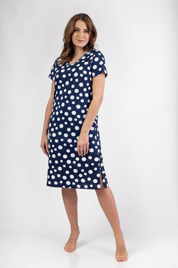 157 Regina Nachthemd – Marineblau