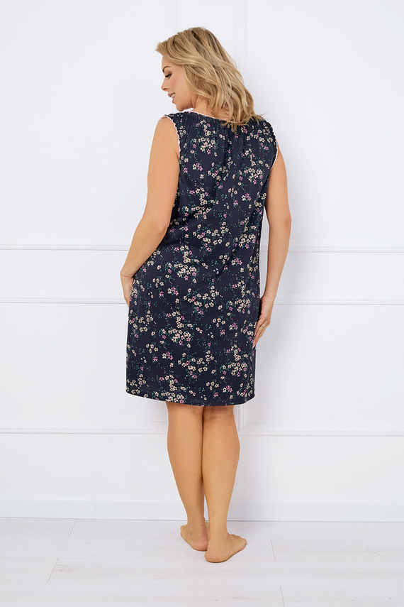 Almi Nachthemd und Stillkleid, breiter Träger Italian Fashion - Druck