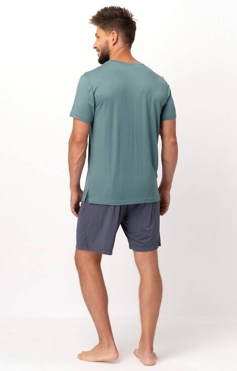 MNS 750 Bamboo Key Herren-Pyjama – oliv