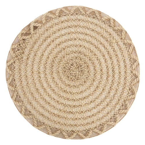 Eurofirany Tischset elegante Platzmatte unter Teller Glamour Stil Gwen natural