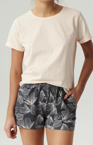 NLP-489 Atlantic Damen-Pyjama – Powdery-Graphit