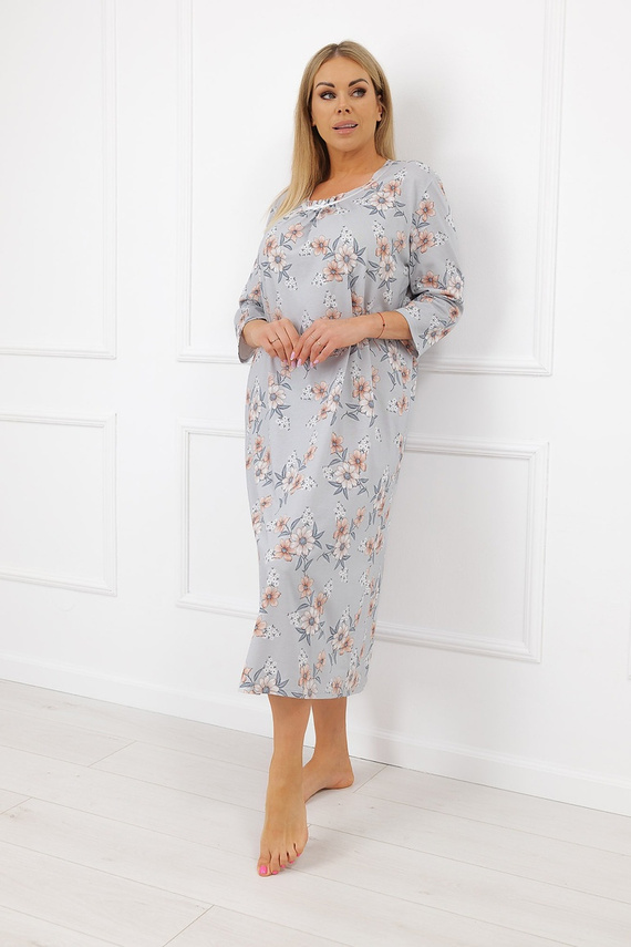 Nachthemd Dobrawa Italian Fashion 100% Baumwolle 3/4-Arm